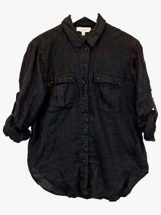 Witchery Basic Linen Everyday Shirt Size 10 by SwapUp-Online Second Hand Store-Online Thrift Store
