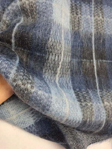 Witchery Blue Check Luxury Yarn Jumper Size S by SwapUp-Online Second Hand Store-Online Thrift Store