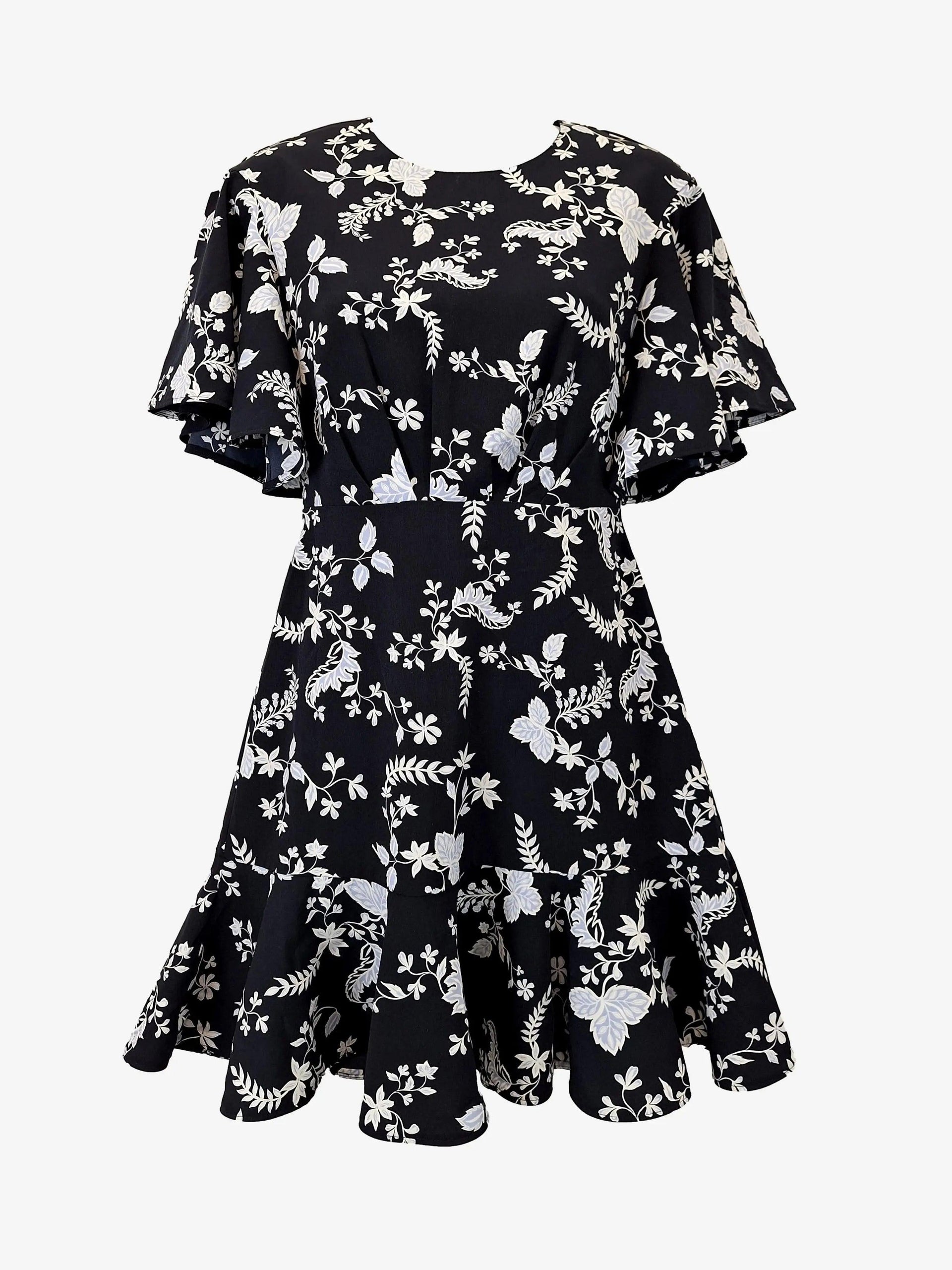 maxi fall dress women PRETTYGARDEN Women's Floral A Line Wedding Guest Dresses size_13 neckline and delicate buttons Men's Gucci Dress Shoes Color:Grey Lily Print
