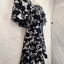 Second-Hand - Witchery Blue Night Soft Ruffle Dress Size 4 - SwapUp