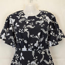 Second-Hand - Witchery Blue Night Soft Ruffle Dress Size 4 - SwapUp