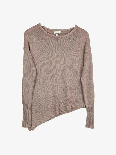 Witchery Blush Asymmetrical Metallic Twist Jumper Size S by SwapUp-Online Second Hand Store-Online Thrift Store