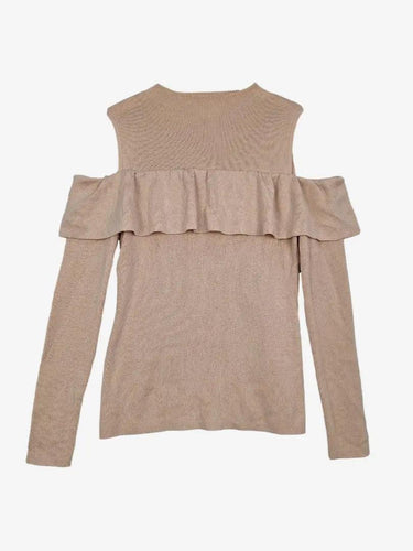 Witchery Blush Cold Shoulder Knit Top Size S by SwapUp-Online Second Hand Store-Online Thrift Store