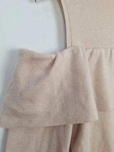 Witchery Blush Cold Shoulder Knit Top Size S by SwapUp-Online Second Hand Store-Online Thrift Store