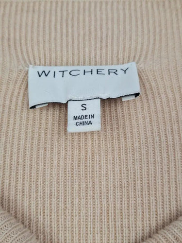 Witchery Blush Cold Shoulder Knit Top Size S by SwapUp-Online Second Hand Store-Online Thrift Store