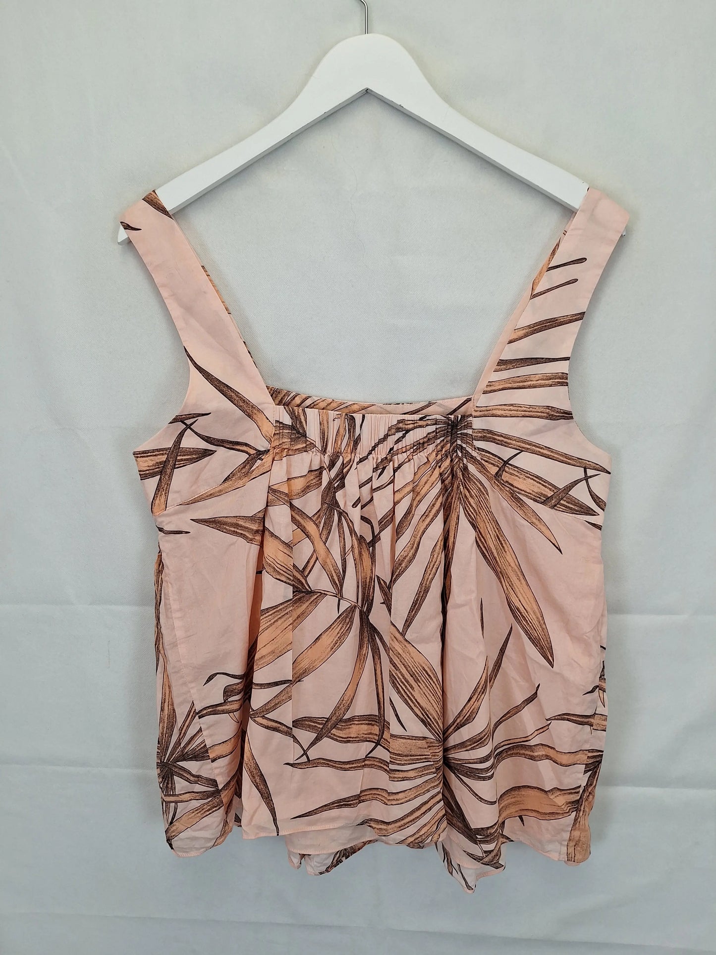 Witchery Blush Cotton Top Size 12 by SwapUp-Online Second Hand Store-Online Thrift Store