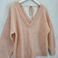 Witchery Blush Fluffy Deep V Neck Knit Jumper Size L by SwapUp-Online Second Hand Store-Online Thrift Store