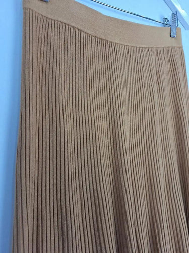 Witchery Camel Flared Rib Midi Skirt Size S by SwapUp-Online Second Hand Store-Online Thrift Store