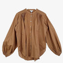 Witchery Camel Light Gathered Blouse Size 10 by SwapUp-Online Second Hand Store-Online Thrift Store