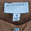 Witchery Camel Light Gathered Blouse Size 10 by SwapUp-Online Second Hand Store-Online Thrift Store