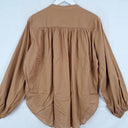 Witchery Camel Light Gathered Blouse Size 10 by SwapUp-Online Second Hand Store-Online Thrift Store