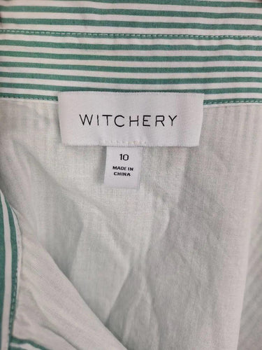 Witchery Candy Striped Shift Midi Dress Size 10 by SwapUp-Online Second Hand Store-Online Thrift Store