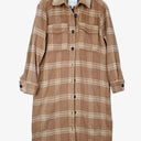 Witchery Caramel Check Shacket Coat Size 8 by SwapUp-Online Second Hand Store-Online Thrift Store