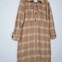 Witchery Caramel Check Shacket Coat Size 8 by SwapUp-Online Second Hand Store-Online Thrift Store