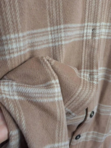 Witchery Caramel Check Shacket Coat Size 8 by SwapUp-Online Second Hand Store-Online Thrift Store