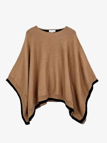 Witchery Caramel Reversible Soft Poncho Jacket Size OSFA by SwapUp-Online Second Hand Store-Online Thrift Store