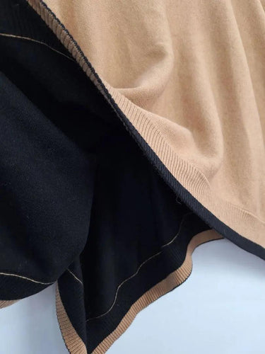Witchery Caramel Reversible Soft Poncho Jacket Size OSFA by SwapUp-Online Second Hand Store-Online Thrift Store