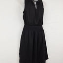 Witchery Casual Gathered Keyhole Mini Dress Size 8 by SwapUp-Online Second Hand Store-Online Thrift Store