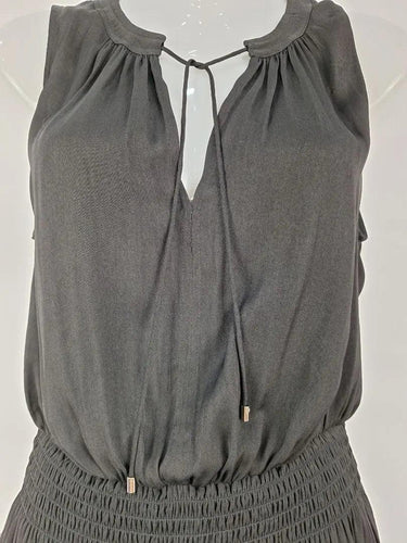 Witchery Casual Gathered Keyhole Mini Dress Size 8 by SwapUp-Online Second Hand Store-Online Thrift Store