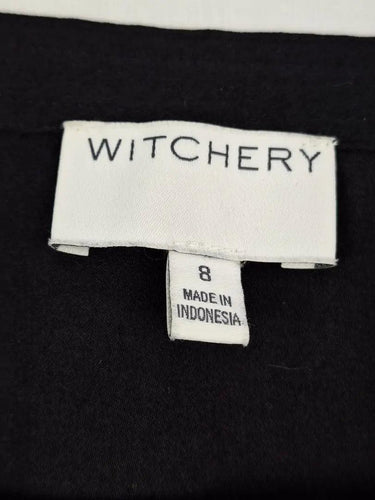 Witchery Casual Gathered Keyhole Mini Dress Size 8 by SwapUp-Online Second Hand Store-Online Thrift Store