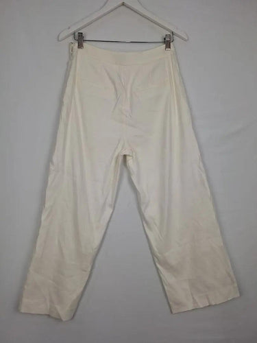 Witchery Chalk Stretch Linen Blend Pants Size 8 by SwapUp-Online Second Hand Store-Online Thrift Store