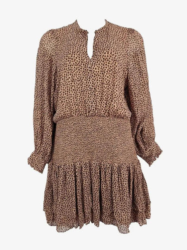 Witchery Cheetah Dropped Waist Dress Size 16 by SwapUp-Online Second Hand Store-Online Thrift Store