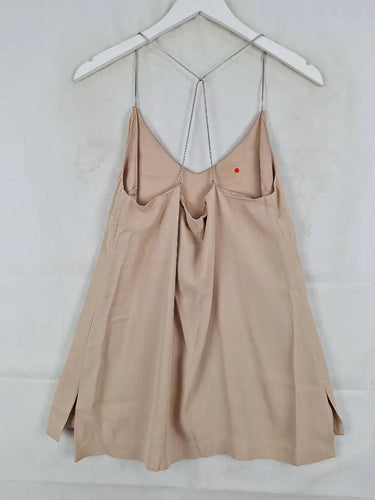 Witchery Chic Silver Strap Top Size 10 by SwapUp-Online Second Hand Store-Online Thrift Store