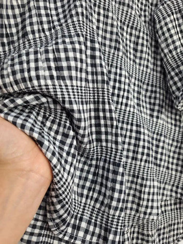 Witchery Classic Gingham Shirred Blouse Size 8 by SwapUp-Online Second Hand Store-Online Thrift Store