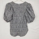 Witchery Classic Gingham Shirred Blouse Size 8 by SwapUp-Online Second Hand Store-Online Thrift Store