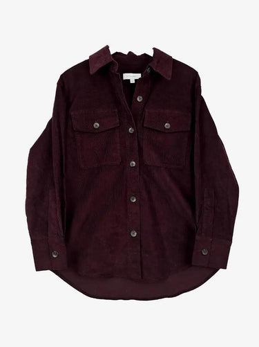Witchery Classic Maroon Corduroy Buttoned Jacket Size 8 by SwapUp-Online Second Hand Store-Online Thrift Store
