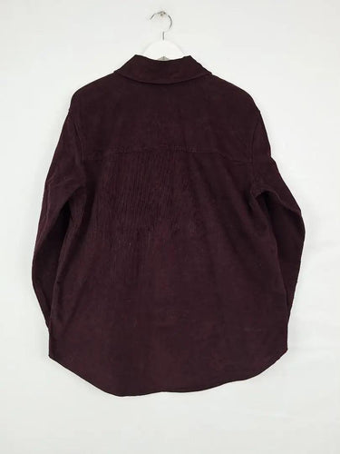Witchery Classic Maroon Corduroy Buttoned Jacket Size 8 by SwapUp-Online Second Hand Store-Online Thrift Store