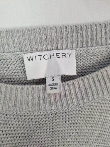 Witchery Classic Striped Crew Knit Jumper Size S by SwapUp-Online Second Hand Store-Online Thrift Store