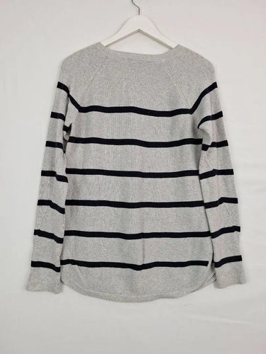 Witchery Classic Striped Crew Knit Jumper Size S by SwapUp-Online Second Hand Store-Online Thrift Store