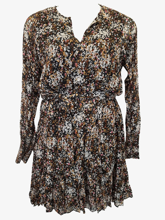 Witchery Classic V Neck Floral Mini Dress Size 14 by SwapUp-Online Second Hand Store-Online Thrift Store