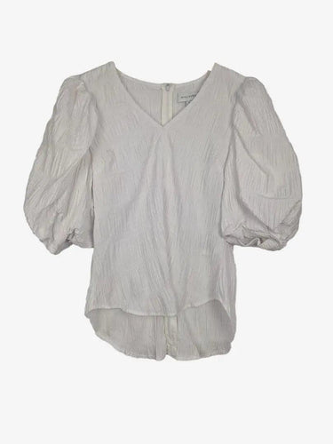 Witchery Cloud Puff Sleeve Blouse Size 8 by SwapUp-Online Second Hand Store-Online Thrift Store