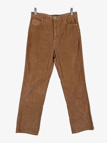 Witchery Coffee Corduroy Feel Pants Size 8 by SwapUp-Online Second Hand Store-Online Thrift Store