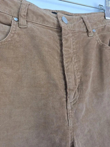 Witchery Coffee Corduroy Feel Pants Size 8 by SwapUp-Online Second Hand Store-Online Thrift Store