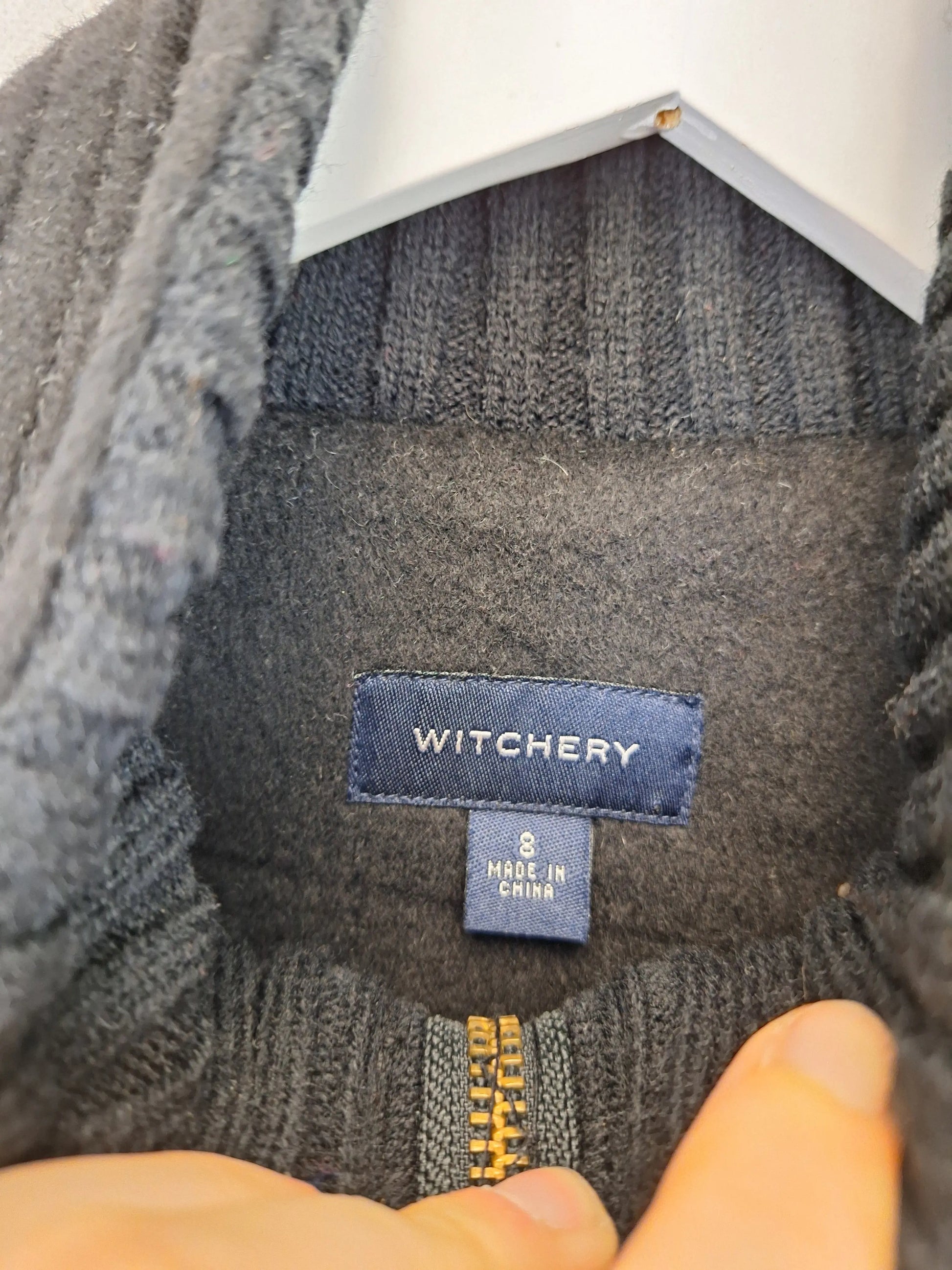 Witchery Cozy Essential Wool Blend Jacket Size 8 by SwapUp-Online Second Hand Store-Online Thrift Store