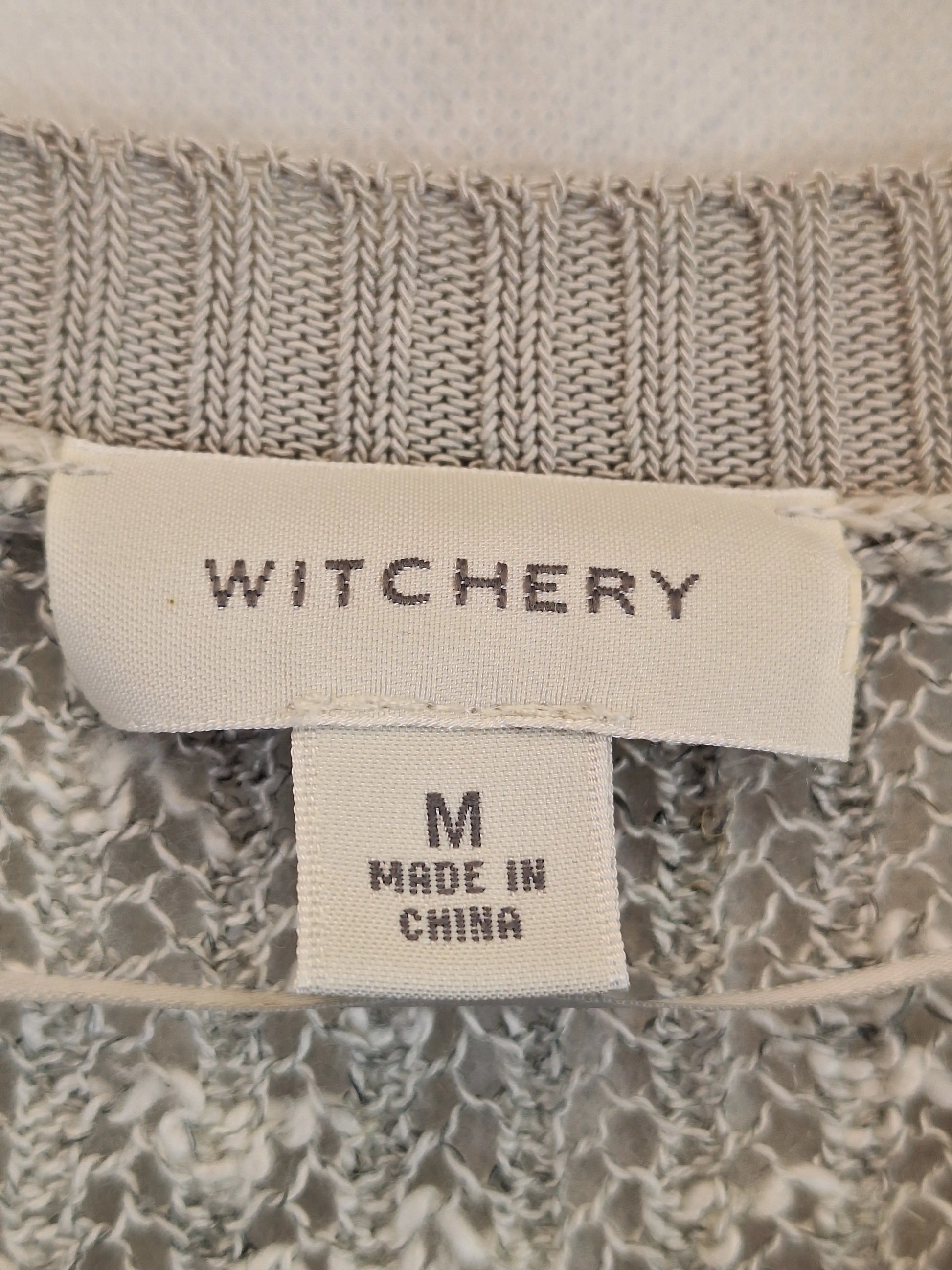 Witchery Cozy Sheer Knit Jumper Size M by SwapUp-Online Second Hand Store-Online Thrift Store