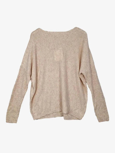 Witchery Cream Drop Shoulder Jumper Size S by SwapUp-Online Second Hand Store-Online Thrift Store