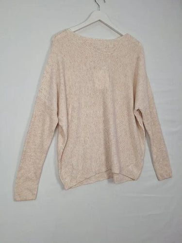 Witchery Cream Drop Shoulder Jumper Size S by SwapUp-Online Second Hand Store-Online Thrift Store