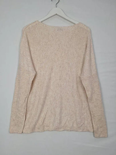 Witchery Cream Drop Shoulder Jumper Size S by SwapUp-Online Second Hand Store-Online Thrift Store