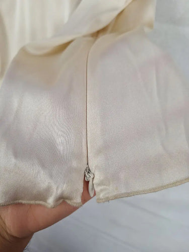 Witchery Cream Silk Y2K Top Size 12 by SwapUp-Online Second Hand Store-Online Thrift Store