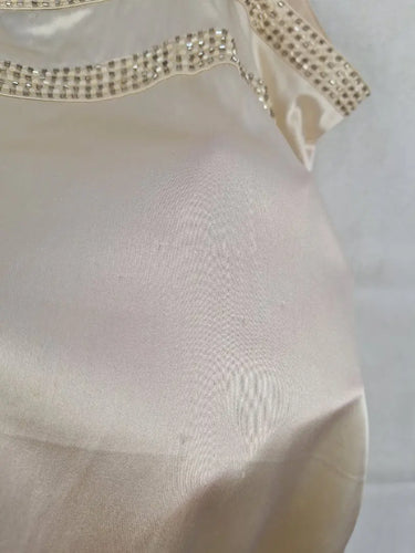 Witchery Cream Silk Y2K Top Size 12 by SwapUp-Online Second Hand Store-Online Thrift Store