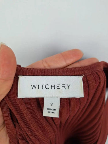 Witchery Crepe Knit Midi Dress Size S by SwapUp-Online Second Hand Store-Online Thrift Store