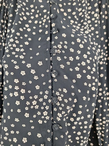 Witchery Dainty Floral Tie Neck Blouse Size 8 by SwapUp-Online Second Hand Store-Online Thrift Store
