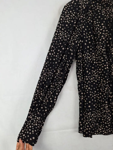 Witchery Dainty Floral Tie Neck Blouse Size 8 by SwapUp-Online Second Hand Store-Online Thrift Store