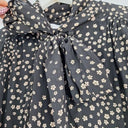 Second-Hand - Witchery Dainty Flower Neck Bow Shirt Size 8 - SwapUp