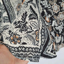 Witchery Dark Paisley Linen Blouse Size 6 by SwapUp-Online Second Hand Store-Online Thrift Store