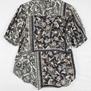 Witchery Dark Paisley Linen Blouse Size 6 by SwapUp-Online Second Hand Store-Online Thrift Store